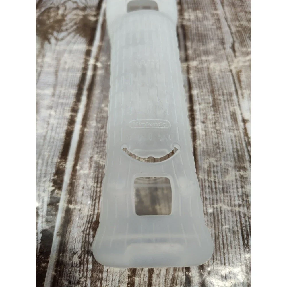 Clear Nintendo Wii Motion Controller Remote Rubber Silicone Cover Grip RVL-027